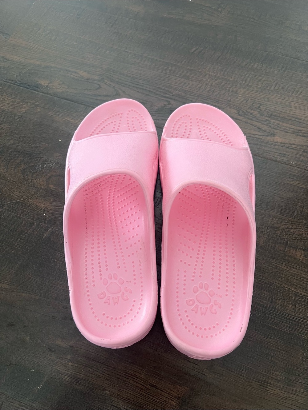 Dawgs Pink Slide Sandals